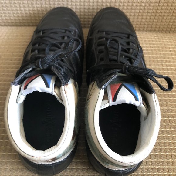 Louis Vuitton Men's Black Leather High Tops - Picture 6 of 12